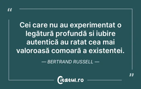 Cei care nu au experimentat o legătură... Cei care nu au experimentat o legătură...