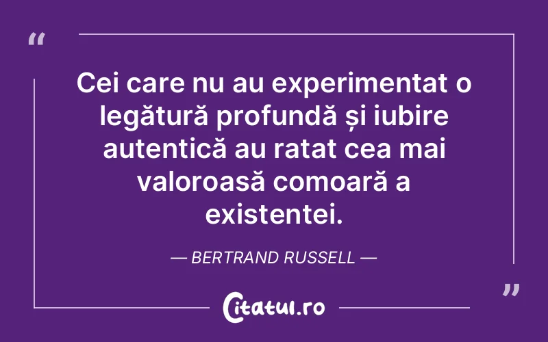 Citat Bertrand Russell - citate spiritualitate
