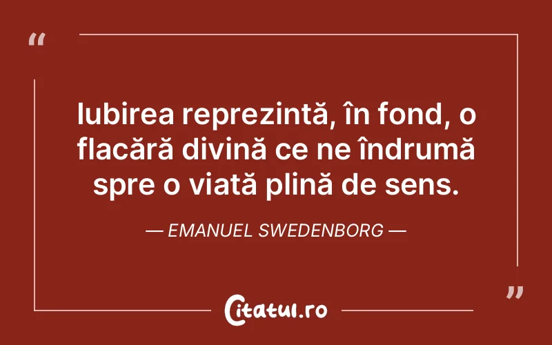 Citat Emanuel Swedenborg - citate spiritualitate