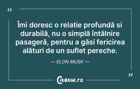 Îmi doresc o relație profundă și dur... Îmi doresc o relație profundă și dur...