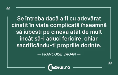Se întreba dacă a fi cu adevărat cins... Se întreba dacă a fi cu adevărat cins...