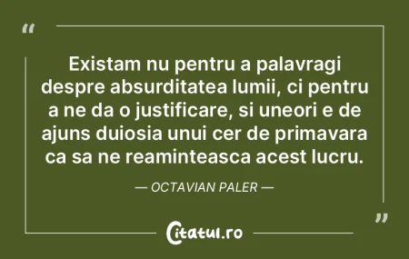 Existam nu pentru a palavragi despre abs... Existam nu pentru a palavragi despre abs...