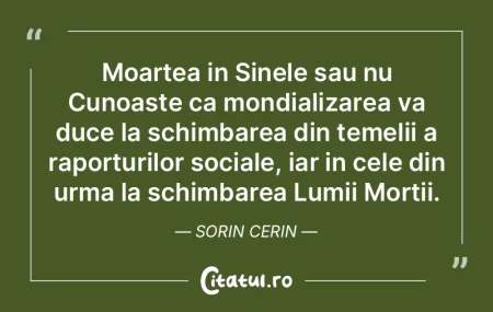 Moartea in Sinele sau nu Cunoaste ca mon... Moartea in Sinele sau nu Cunoaste ca mon...