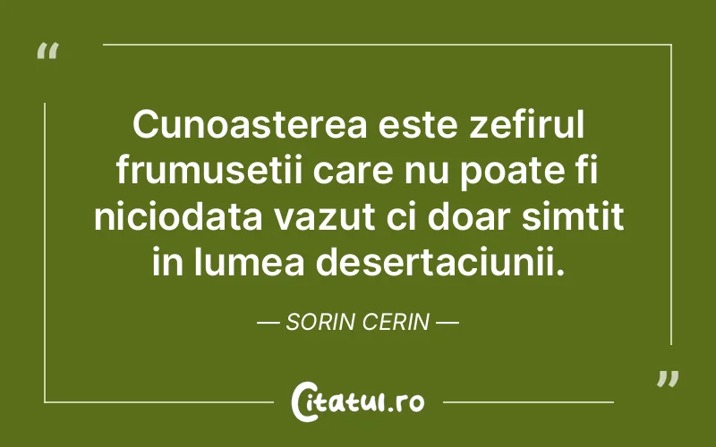Citat Sorin Cerin - citate spiritualitate