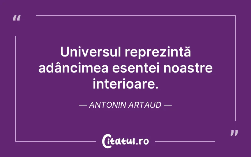 Citat Antonin Artaud - citate spiritualitate