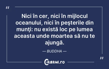 Nici în cer, nici în mijlocul oceanulu...