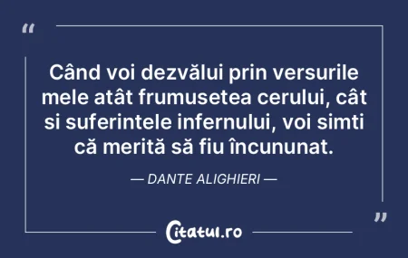 Când voi dezvălui prin versurile mele ...