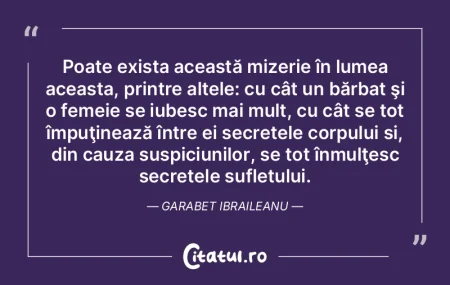 Poate exista această mizerie în lumea ...