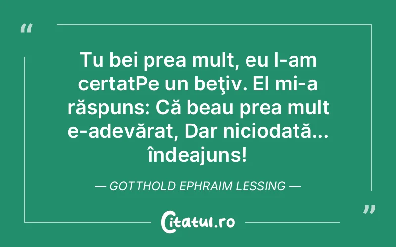 Citat Gotthold Ephraim Lessing - citate spiritualitate