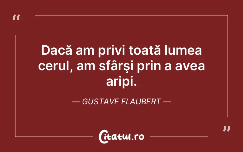Citat Gustave Flaubert - citate spiritualitate