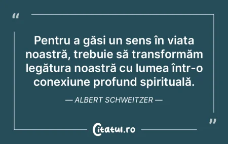 Pentru a găsi un sens în viața noastr... Pentru a găsi un sens în viața noastr...
