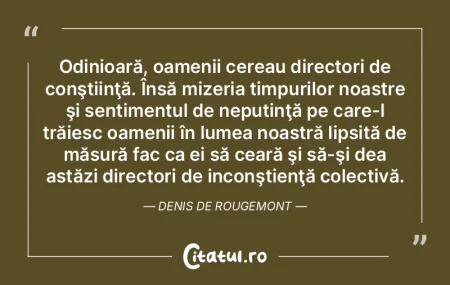 Odinioară, oamenii cereau directori de ...