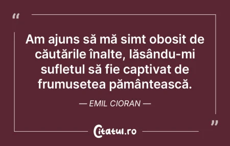 Am ajuns să mă simt obosit de căutăr... Am ajuns să mă simt obosit de căutăr...