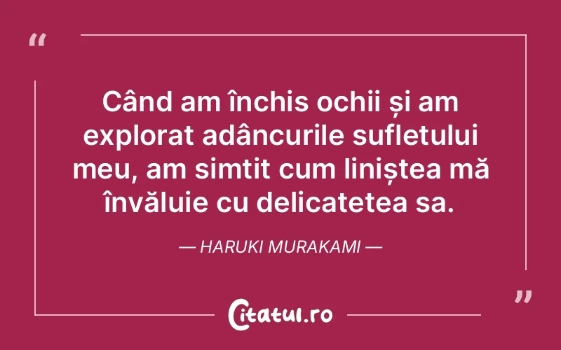 Citat Haruki Murakami - citate spiritualitate