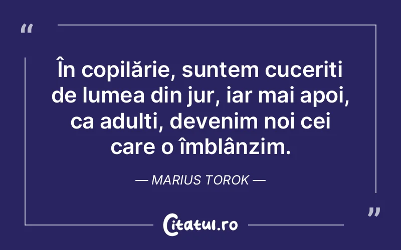 Citat Marius Torok - citate spiritualitate
