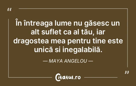 În întreaga lume nu găsesc un alt suf... În întreaga lume nu găsesc un alt suf...