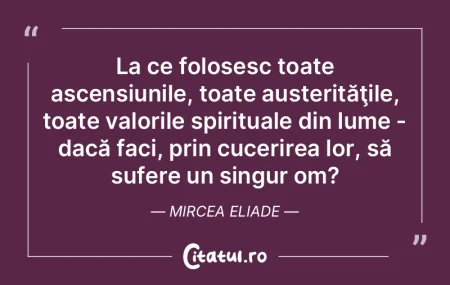 La ce folosesc toate ascensiunile, toate... La ce folosesc toate ascensiunile, toate...