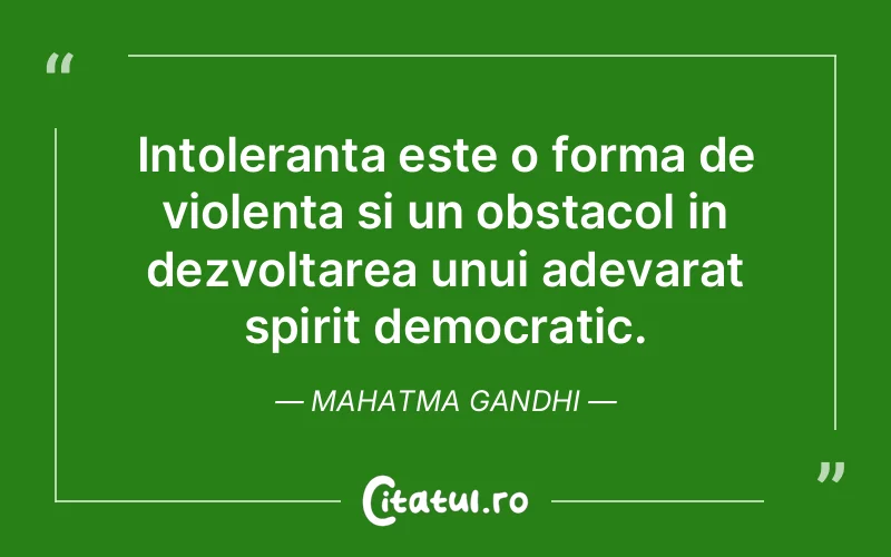 Citat Mahatma Gandhi - citate spiritualitate