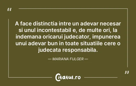 A face distinctia intre un adevar necesa... A face distinctia intre un adevar necesa...
