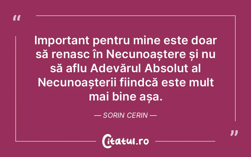 Citat Sorin Cerin - citate spiritualitate