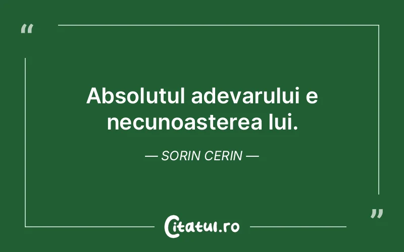Citat Sorin Cerin - citate spiritualitate