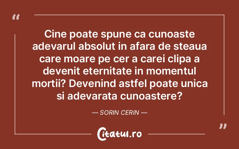 Citat Sorin Cer - citate spiritualitate