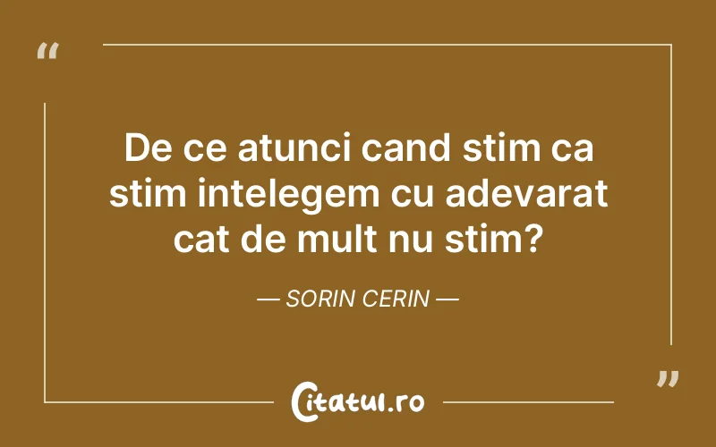 Citat Sorin Cerin - citate spiritualitate
