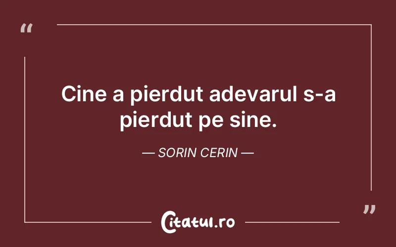 Citat Sorin Cerin - citate spiritualitate