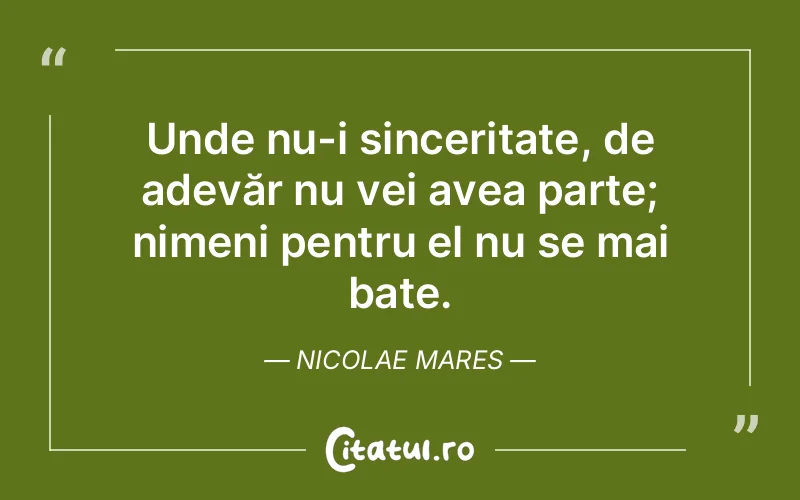 Citat Nicolae Mares - citate spiritualitate