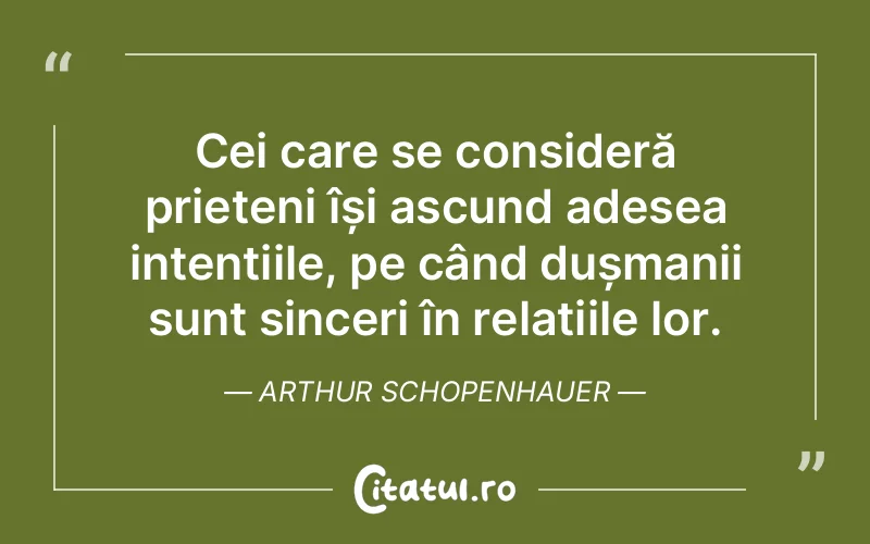Citat Arthur Schopenhauer - citate spiritualitate