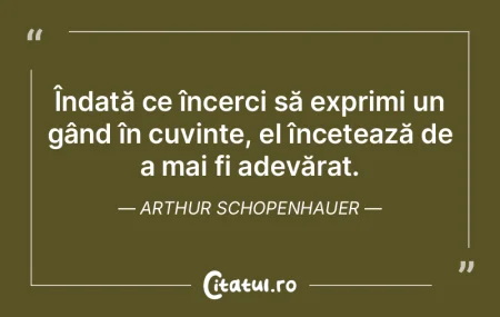 Îndată ce încerci să exprimi un gân... Îndată ce încerci să exprimi un gân...