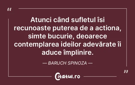 Atunci când sufletul își recunoaște ...