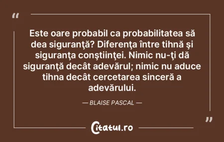 Este oare probabil ca probabilitatea să... Este oare probabil ca probabilitatea să...