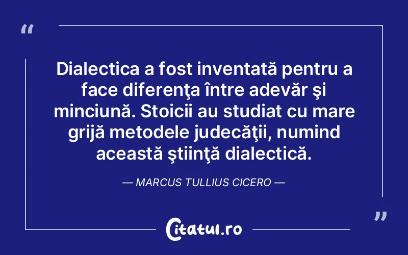 Citat Marcus Tullius Cicer - citate spiritualitate