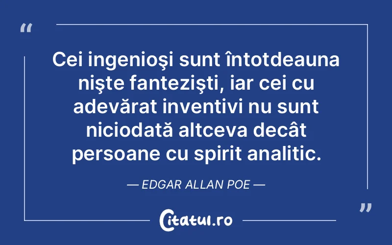 Citat Edgar Allan Poe - citate spiritualitate