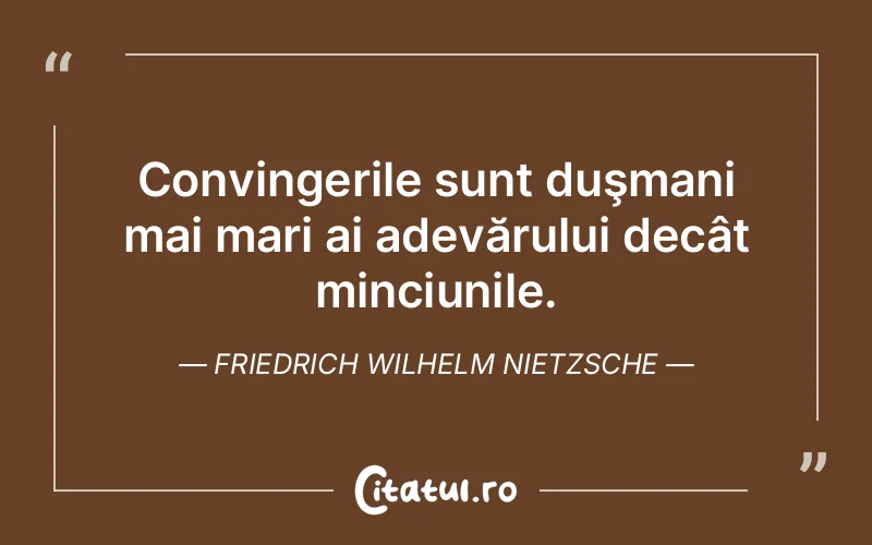 Citat Friedrich Wilhelm Nietzsche - citate spiritualitate