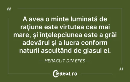 A avea o minte luminată de raţiune est... A avea o minte luminată de raţiune est...