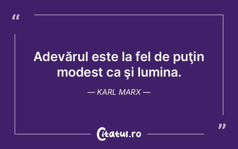 Citat Karl Marx - citate spiritualitate