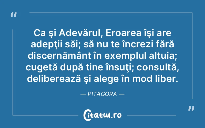 Citat Pitagora - citate spiritualitate