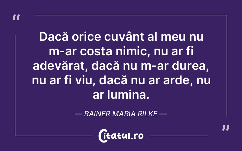 Citat Rainer Maria Rilke - citate spiritualitate