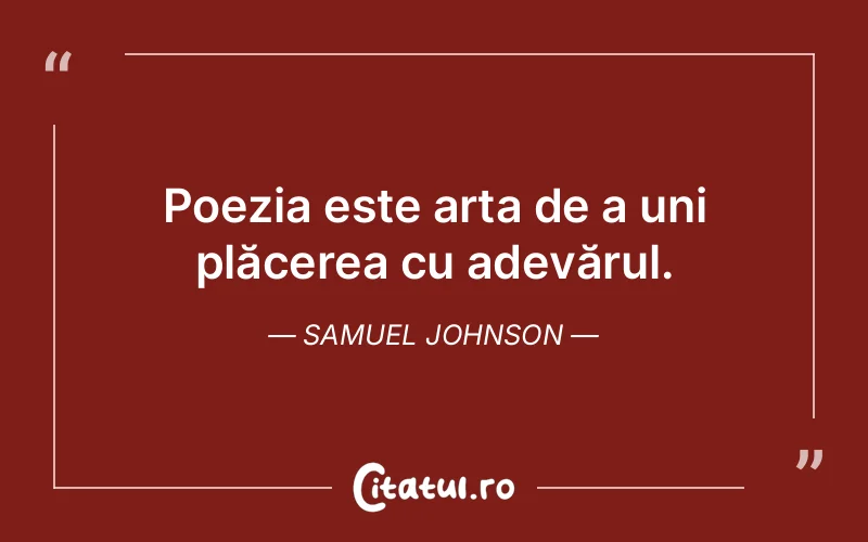 Citat Samuel Johnson - citate spiritualitate