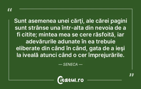 Sunt asemenea unei cărţi, ale cărei p... Sunt asemenea unei cărţi, ale cărei p...