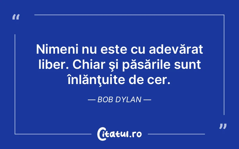 Citat Bob Dylan - citate spiritualitate