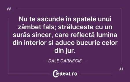 Nu te ascunde în spatele unui zâmbet f... Nu te ascunde în spatele unui zâmbet f...