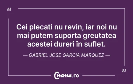 Cei plecați nu revin, iar noi nu mai pu... Cei plecați nu revin, iar noi nu mai pu...