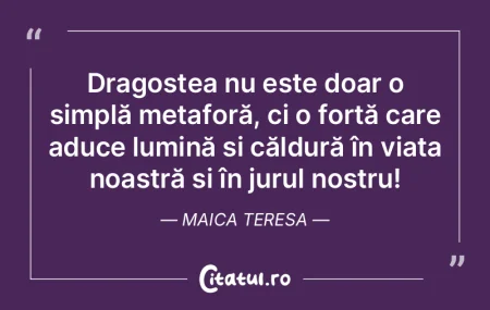 Dragostea nu este doar o simplă metafor... Dragostea nu este doar o simplă metafor...