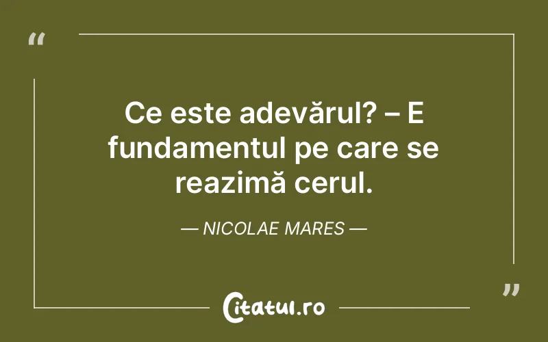 Citat Nicolae Mares - citate spiritualitate