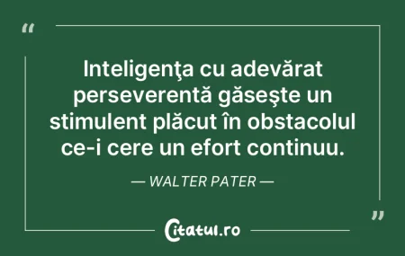 Inteligenţa cu adevărat perseverentă ... Inteligenţa cu adevărat perseverentă ...