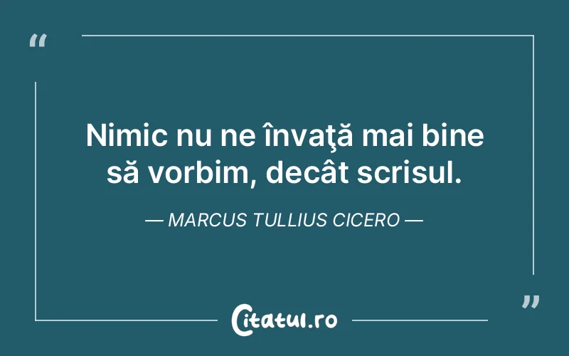 Citat Marcus Tullius Cicero - citate spiritualitate
