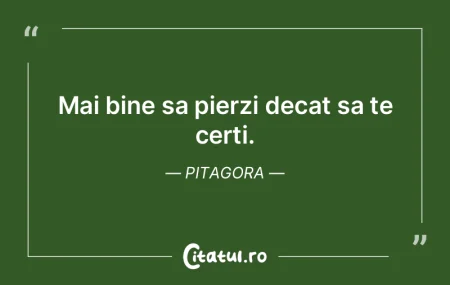 Mai bine sa pierzi decat sa te certi. Pi... Mai bine sa pierzi decat sa te certi. Pi...